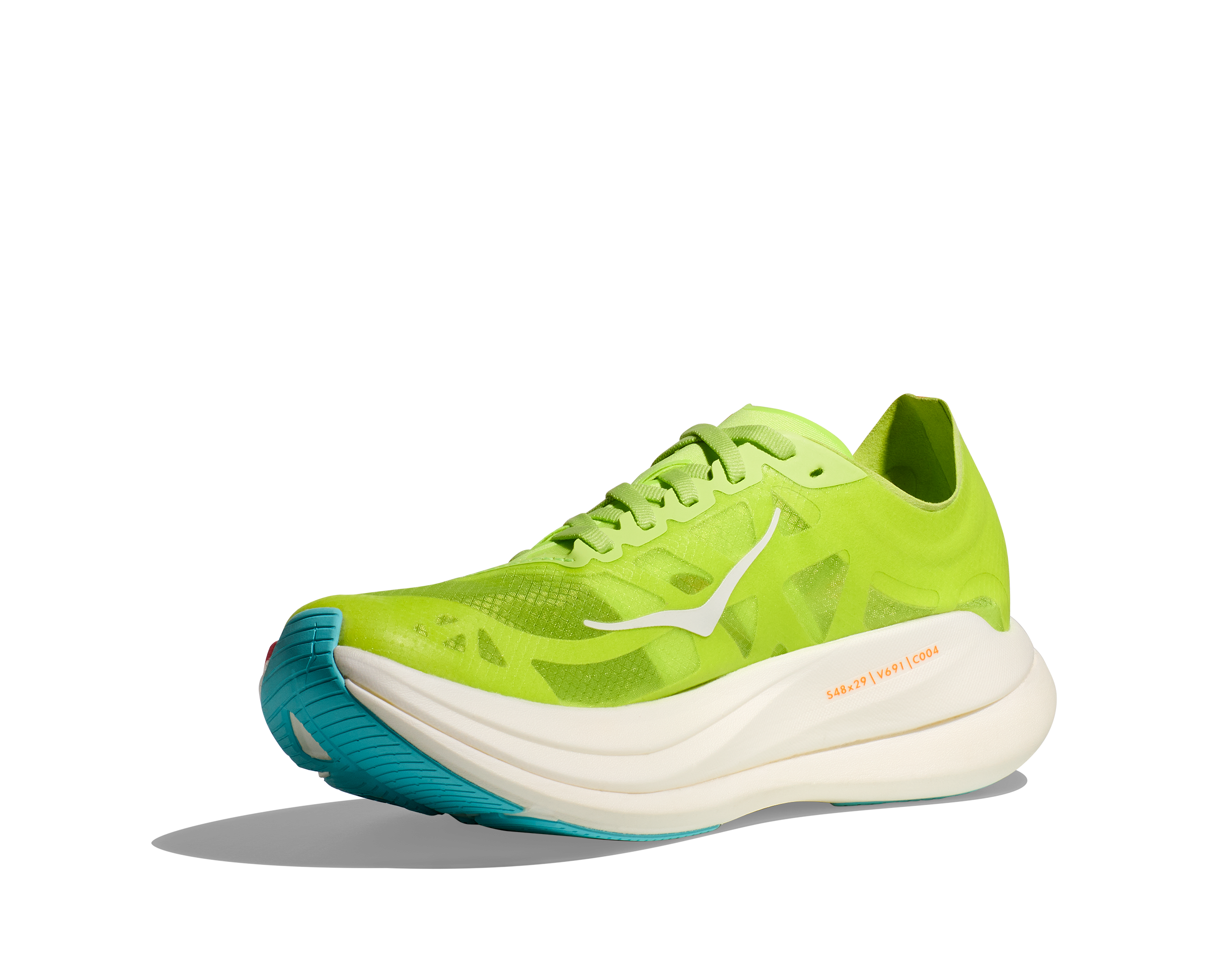 Hoka Rocket X 2 Lettuce Solar Flare Running Race Carbon Fiber Shoes Unisex Hoka Rocket X 2 – Commonwealth Running Co main image 3