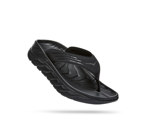 HOKA Hoka Ora Recovery Flip Black | Dark Gull Gray